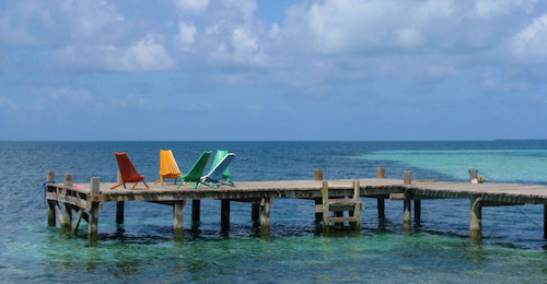 Dock at Tobacco Caye