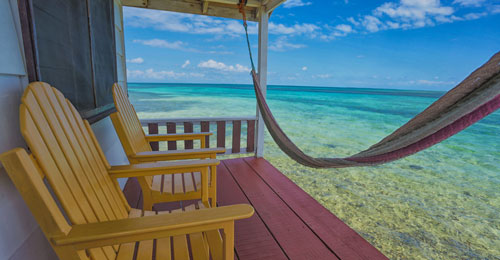 Decks at Tobacco Caye Paradise