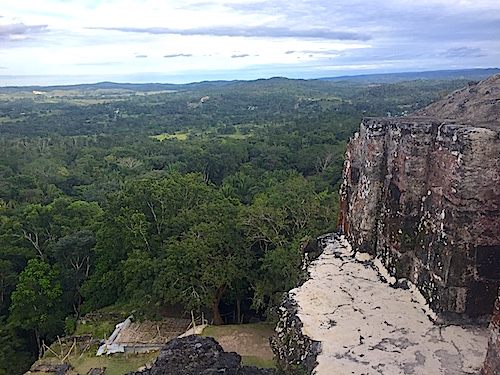 View from the top of Xunantunich
