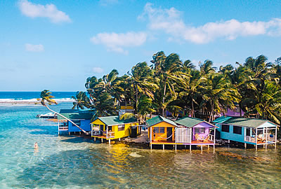 Tobacco Caye Paradise Cabins in Belize
