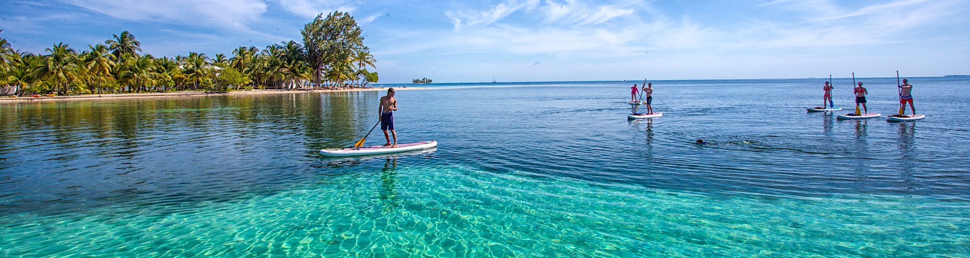 Coral Islands Stand Up Paddleboard (SUP) Belize
