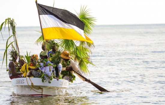 Garifuna settlement Day in Dangriga reenactment Yurumein ceremony