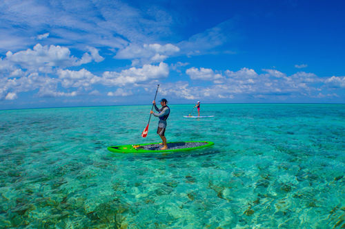 SUP at Lighthouse Reef
