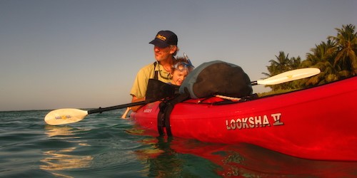 Family travel at Glovers Reef