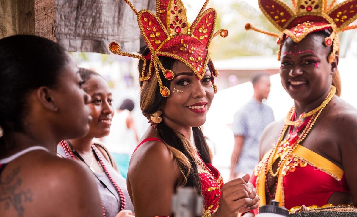 Belize Carnival colorful costumes