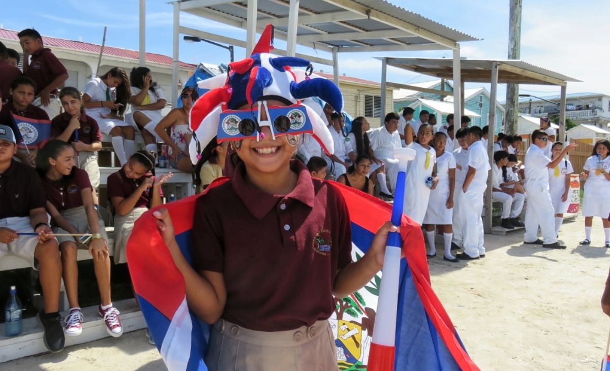 St George's Cay Day Parade celebration