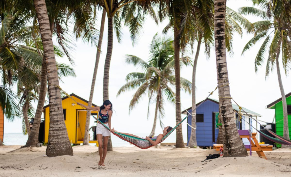 family on paradise islands
