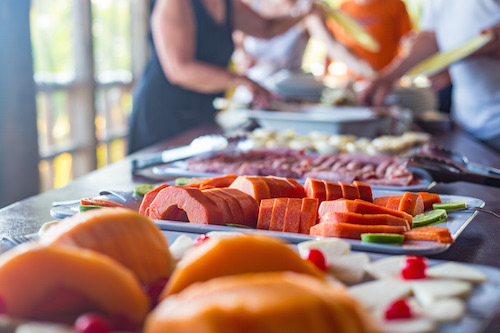 Meals at the Belize Basecamps