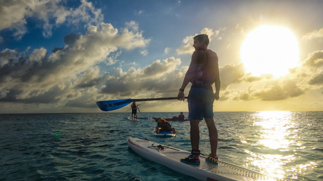 SUP at Lighthouse Reef