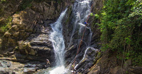 Waterfall Repelling Belize