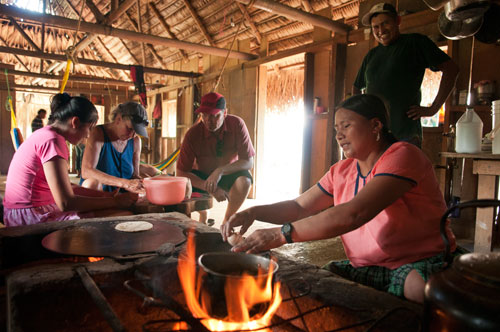 Mayan meal Santa Teresa