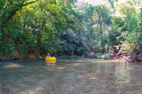 Cave tubing Belize