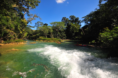 Rapids on the Moho River