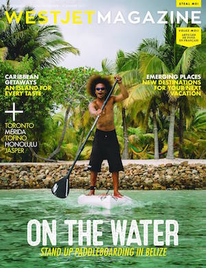 WestJet Magazine Belize SUP