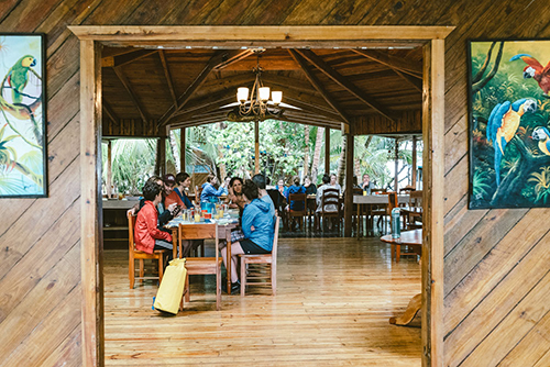 Lunch at Southwater Caye, Belize