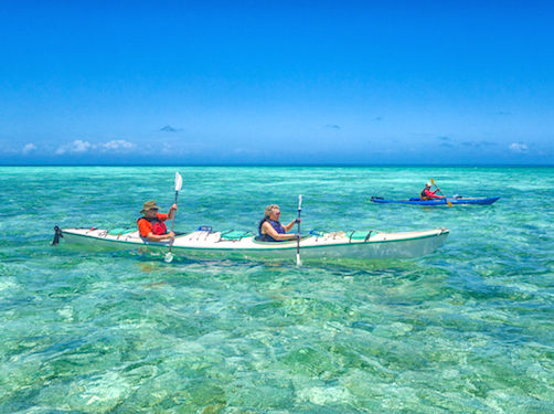 Sea Kayaking On Glovers Reef, Belize