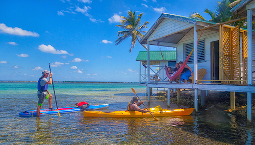 SUP at Tobacco Caye