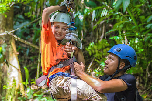 Ziplining at Bocawina Rainforest Resort and Adventures
