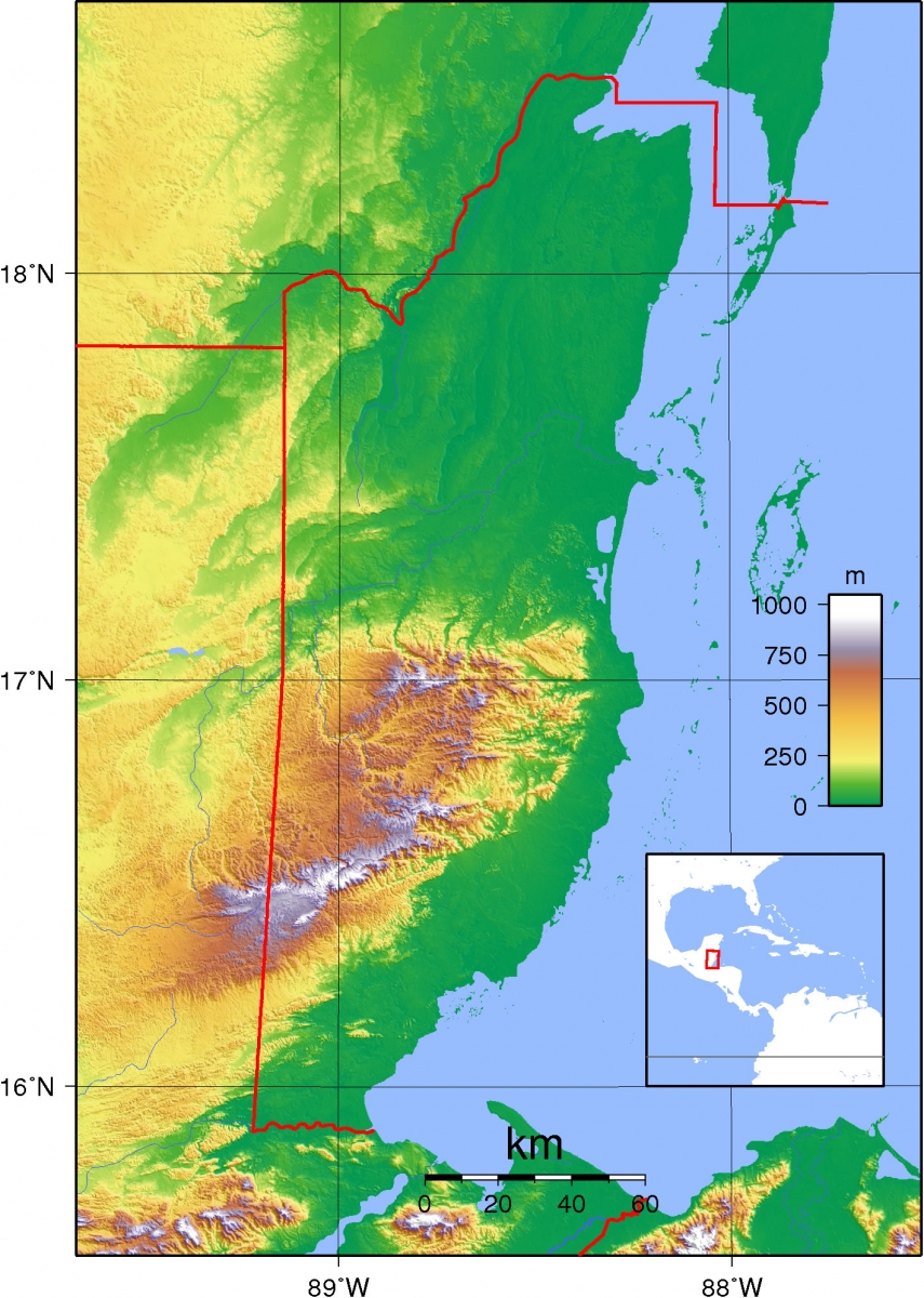 Belize Atoll Map