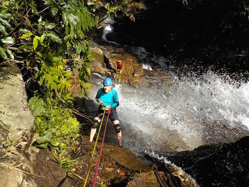 Waterfall Rappell Belize