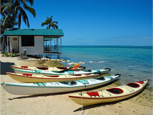 Kayak Southwater Caye Belize