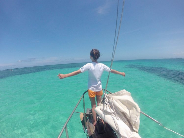 Sailing in Belize