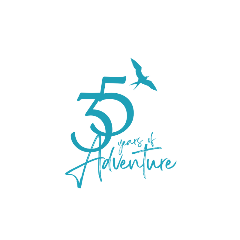 35 years of adventure logo