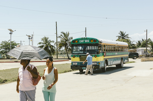 Local bus service in Belize
