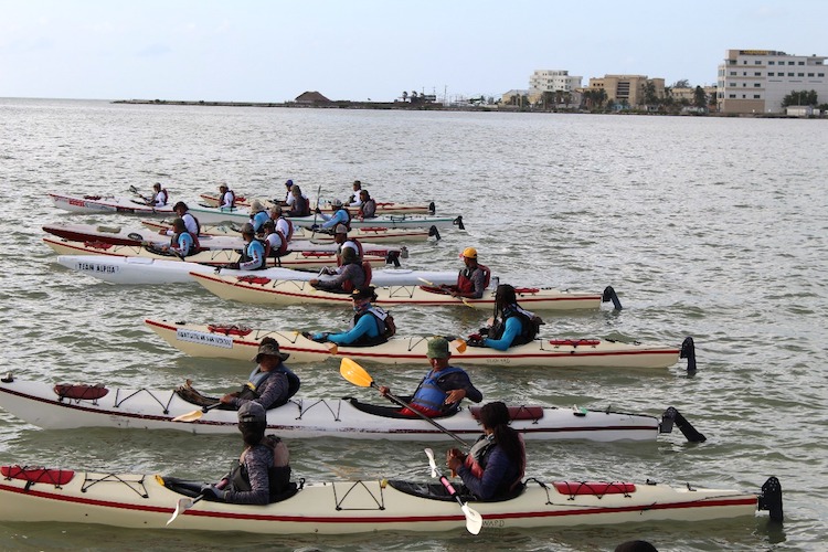 Team Island Expeditions BTB Love Belize Sea Kayak Challenge