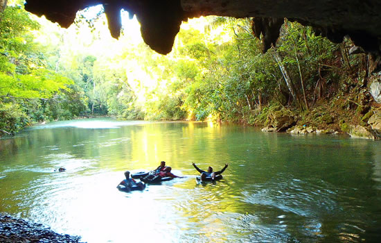 Cave Tubing in Belize