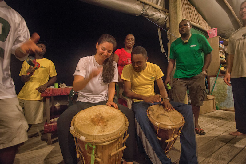 Cultural Night at our Glover's Reef and Lighthouse Reef Basecamps