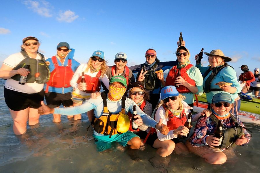 Coral Islands SUP group