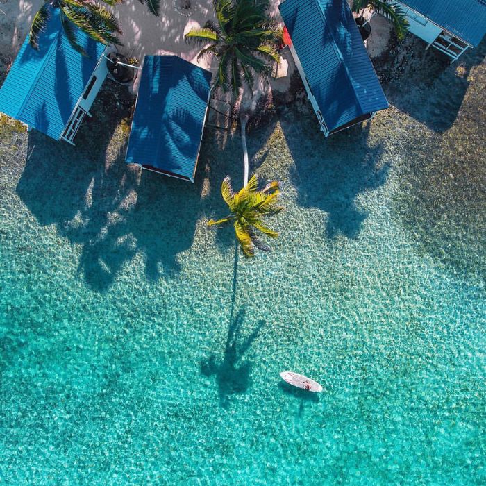 Tobacco Caye Paddle board