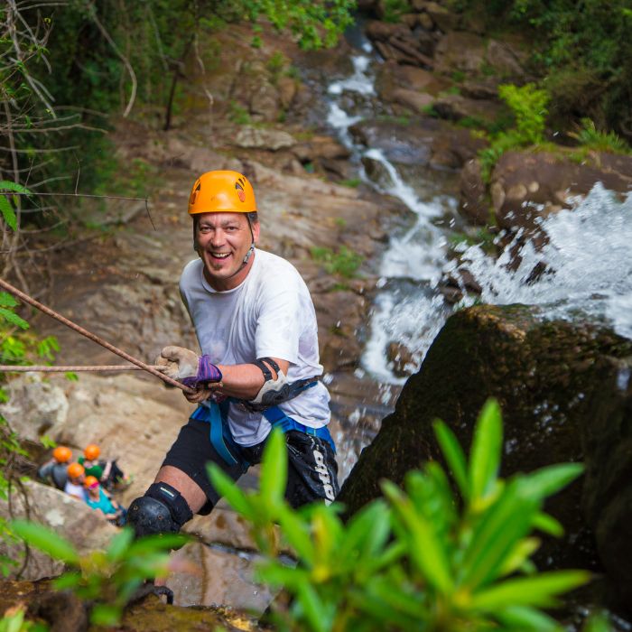 Waterfall Rappelling at Bocawina Rainforest