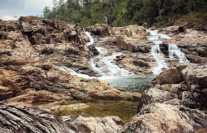 Waterfall in the Mountain Pine Ridge Reserve