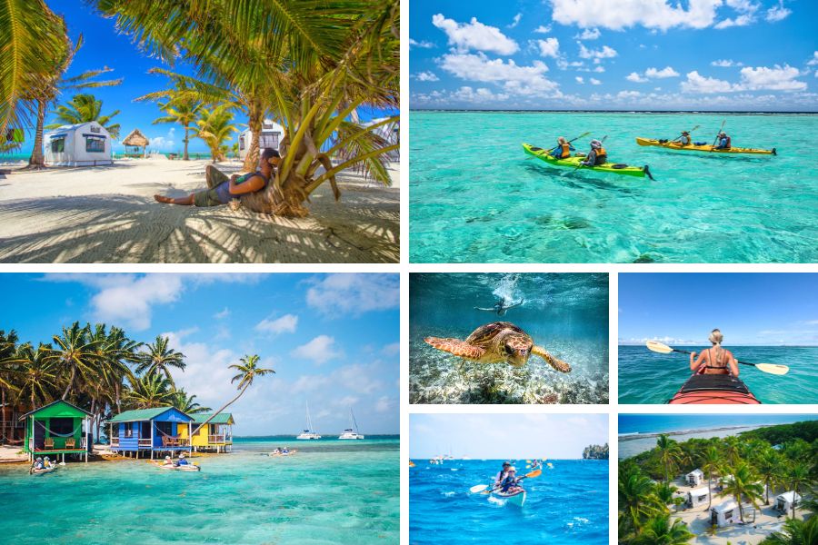 Paradise Islands - Tobacco Caye  and Glover's Reef Belize