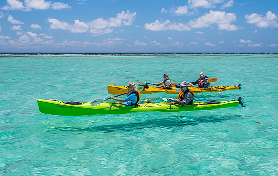 Sea Kayak Glover's Reef Wall