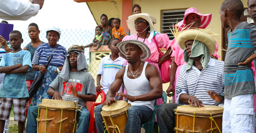 Traditional drumming