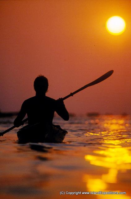Sunset Kayaking in Belize