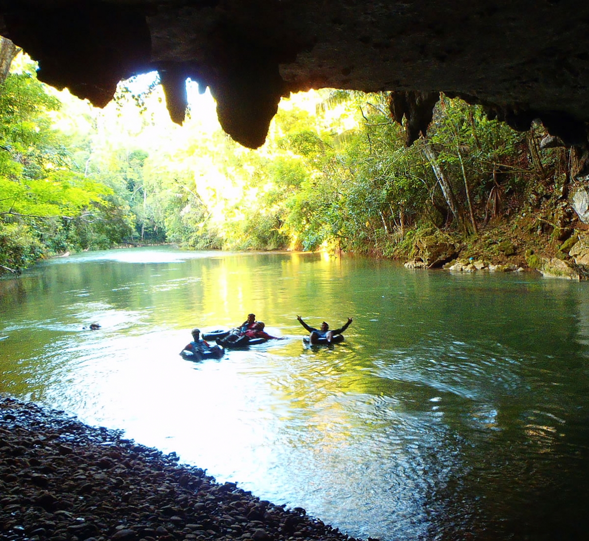 Cave Tubing in Belize