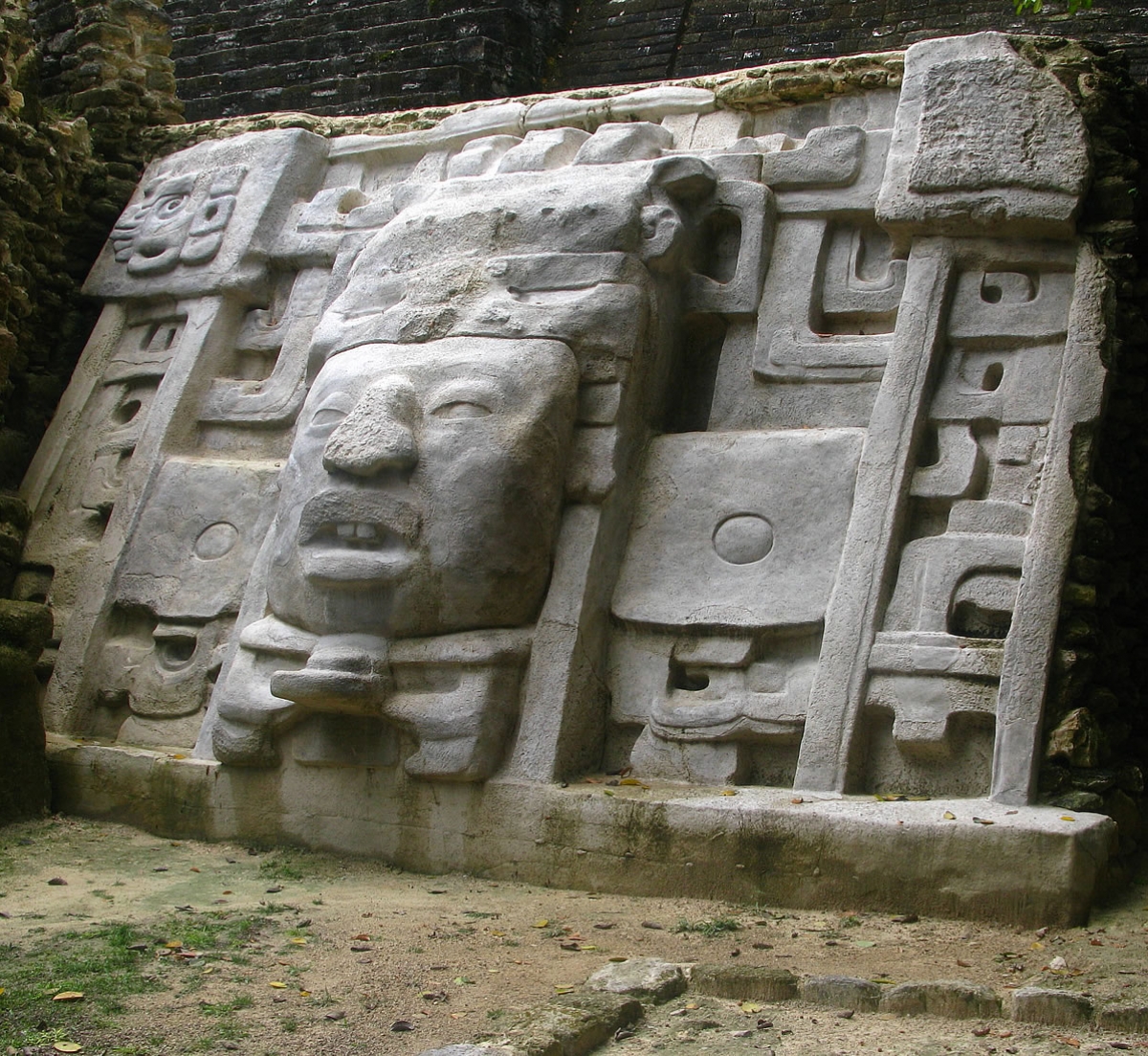Lamanai Maya Face