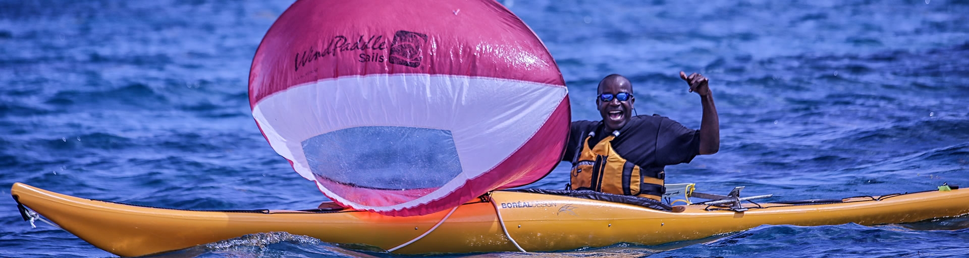 Kayak Sailing in Belize