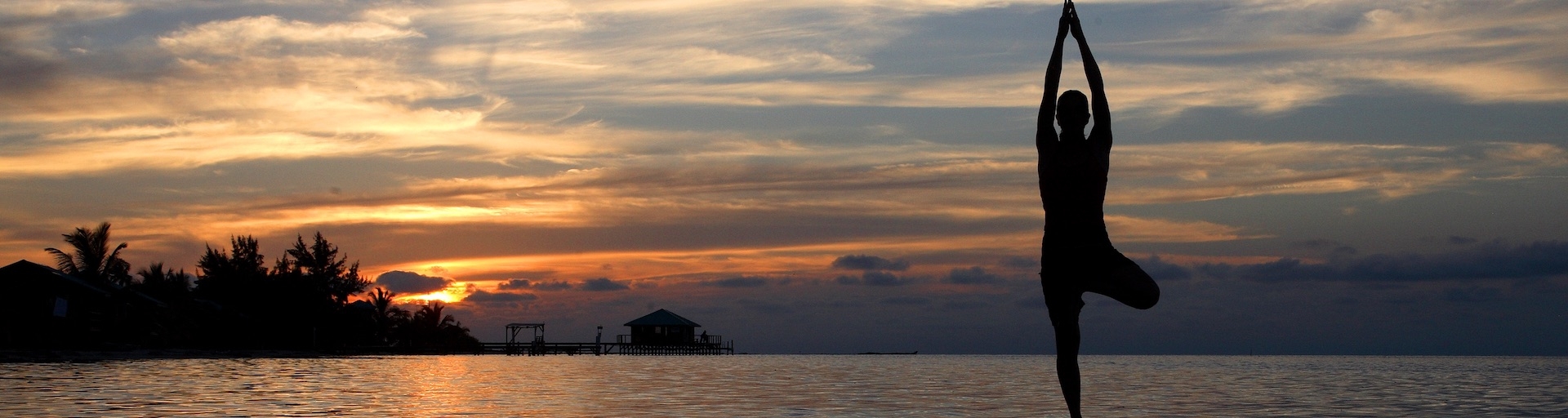 Yoga at Glovers Reef in Belize