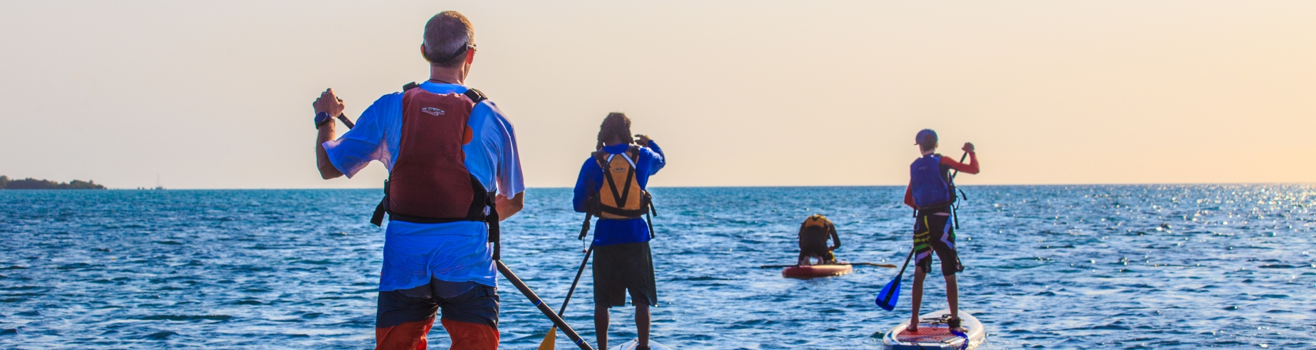 paddle boards in Belize