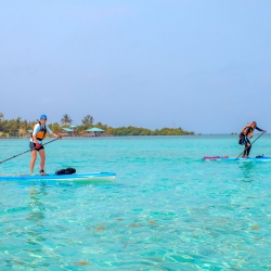 SUP at Glover's Reef
