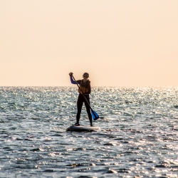 Sunset Paddle at Glover's Reef