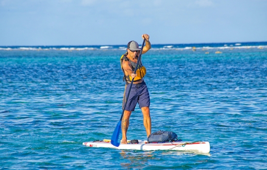 SUP on the Southern Belize Barrier Reef