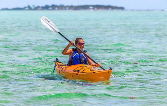 Sea Kayaking by Southwater Caye