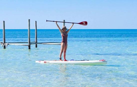 SUP on Glover's Reef