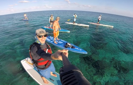 Norm Hann at Glovers Reef Basecamp